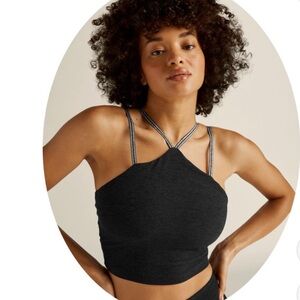 Beyond yoga black womens workout tank top with bra support size XS new with tags